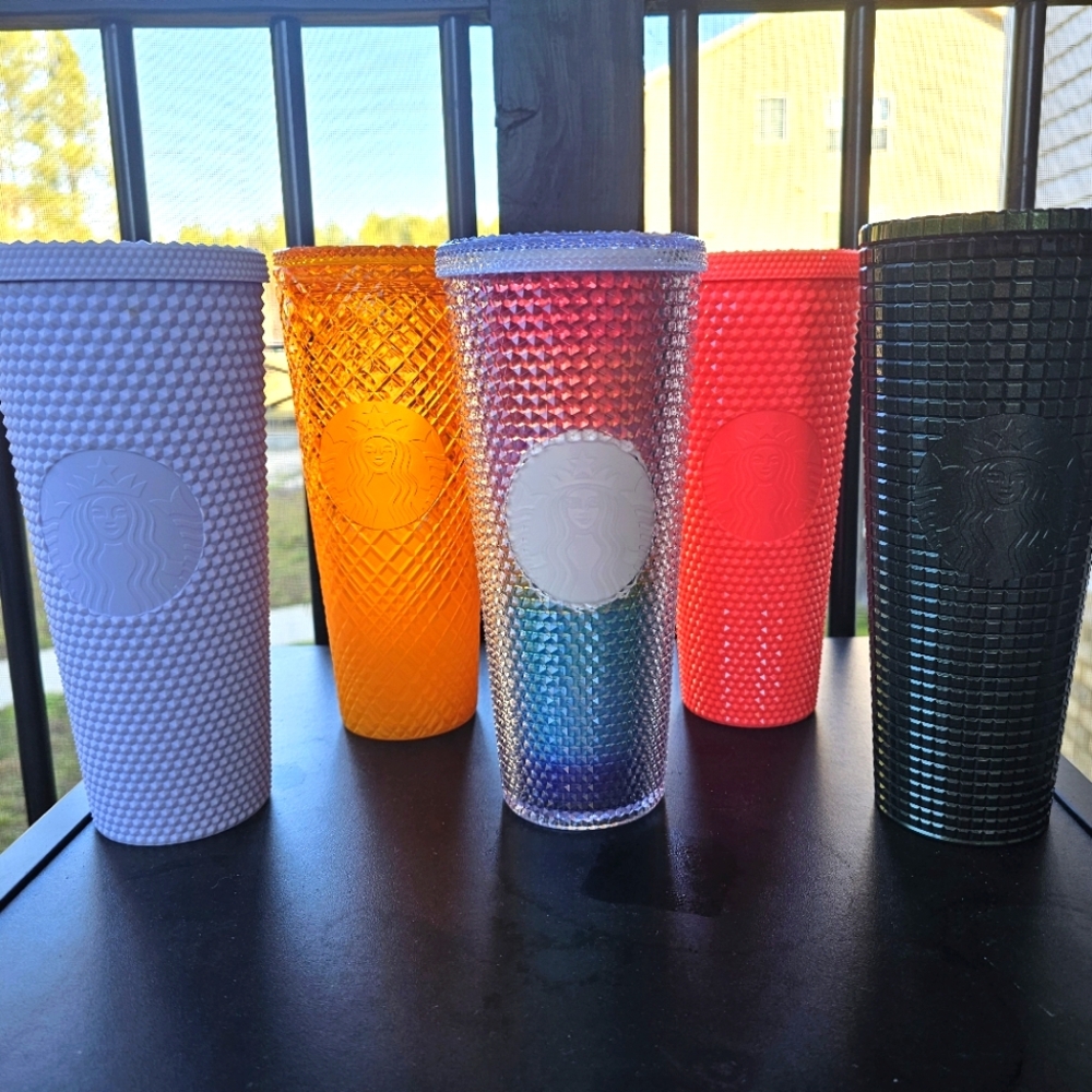 Starbucks studded tumblers